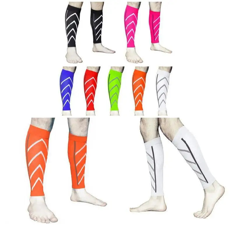 1 Pair Calf Support Graduated Compression Leg Sleeve Socks Outdoor Exercise Sports Safety NIN668