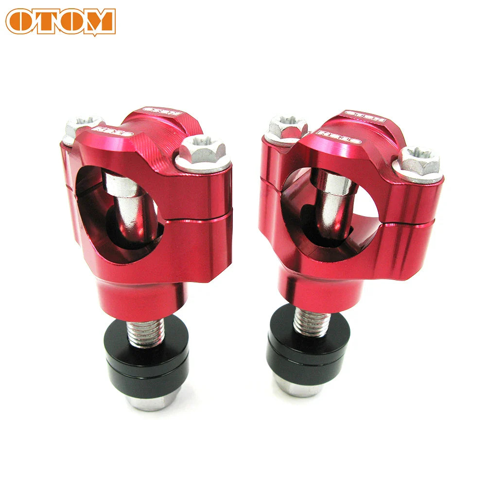 OTOM Motorcycle 1 1/8" 28MM Handlebar Risers Bar Mount Clamp CNC Aluminum Universal Adjustable Fat Bar Clamps Pit Bike Enduro