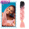 Braiding Hair 24 Inches Jumbo Braid Synthetic Hair Extensions for Braids 100G/Pack Women DIY Hair Yellow Pink Orange Grey Blonde