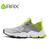 RAX  New Men's Suede Leather Waterproof Cushioning Hiking Shoes Breathable Outdoor Trekking Backpacking Travel Shoes For Men