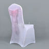 25pcs Sheer Organza Chair Sashes Bow Cover Band Bridal Shower Chair Design Wedding Party Banquet Decoration