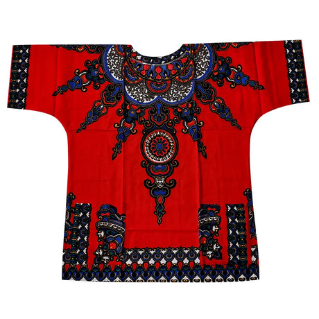 New fashion design African traditional printed 100% cotton Dashiki T-shirts for unisex