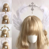 Gorgeous Sun Godmother's Crown Lolita KC Notre Dame Virgin Mary Halo Princess Queen Pope Tiara Headband