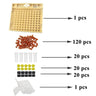 Complete Queen Rearing System Kit King Cultivating Box Plastic Bee Cells Cups Notkit Roller Clip Cage Beekeeping Tools Supplies