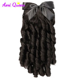 AS  Synthetic Retro Ponytail with Comb Europen Princess Curly Puff Ponytail Clip in Hair Tail Natural False Hair Extension