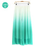 Modern Dance Costume Wide Leg Chiffon Practice Pant Elastic Waist Gradient Dance Pants Classical Dancing Wear For Women