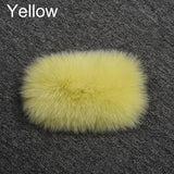 Winter Fashion Elastic Headband Fox Fur Headwear Racccoon Fur Women's Fluffy Real Fur Band S8300