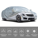 Universal Car Cover Full Cover Outdoor Indoor UV Protection Sunscreen Heat Protection Dustproof Scratch-Resistant Sedan M-XXL