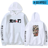 Anime Hoodie Demon Slayer Oversized Hoodies Sweatshirts Men/Womens Autumn Sweatshirt Harajuku Casual Clothing fashion Pullovers