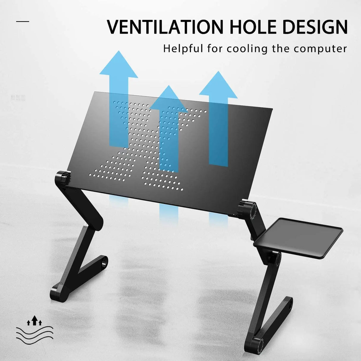 Laptop Stand Portable Notebook Computer Table Foldable PC Bed Sofa Desk Escritorio Adjustable Ergonomics Aluminum Alloy Shelf