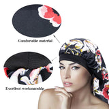 Long Tail Hat NewLady Hair Silk Hat Hairdressing Sleep Household Shower Cap Nightcap Acessorios De Cabelo