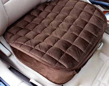 Car Seat Cover Flocking Cloth Not Moves Car Seat Cushions Non Slide Auto Universal Keep Warm Winter Accessories E4 X20