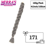 82 Inch Jumbo Box Braids Extensions Afro Synthetic Braiding Hair Ombre Hair for Twist Braid Support Wholesale Mirra’s Mirror