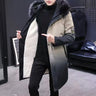 Men Winter New Warm Casual Fur Hooded Jacket Parkas Men Outdoor Fashion Warm Thick Pockets Army Coat Parkas Men