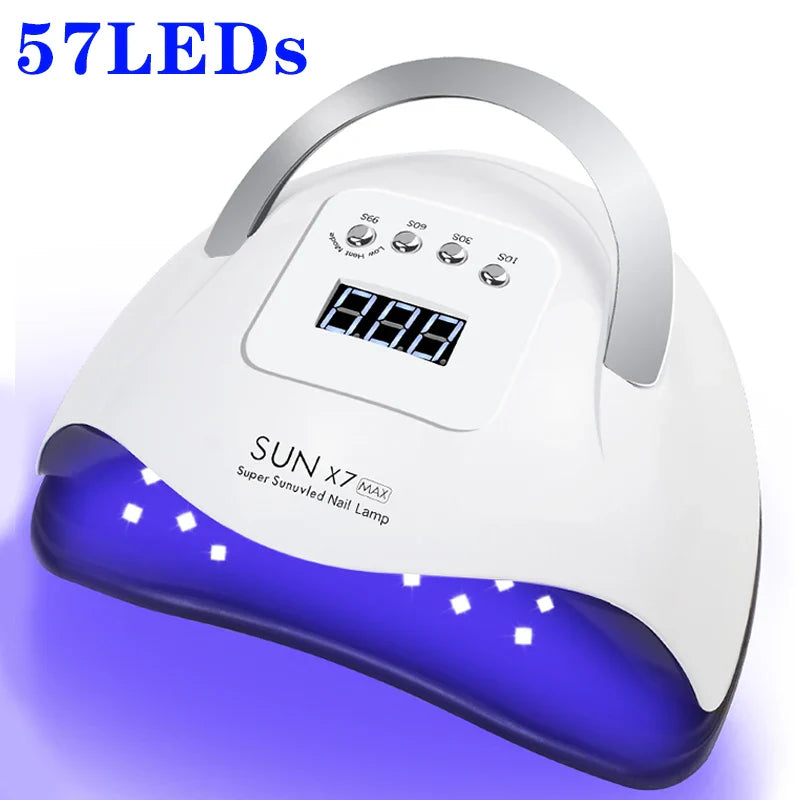 Hot Sale 66LEDs UV LED Nail Lamp For Gel Nail Polish Drying Lamp With Smart Sensor LCD Display Professional Nail Salon Equipment