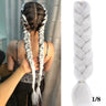 24Inch Synthetic Hair Extensions for Braids 100g/pc Jumbo Braiding Hair Kanekalon Colored Hair Pre Stretched Yaki Jumbo Braids