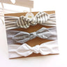 3pcs/lot Solid Nylon baby headband Bow Headbands For Cute Kids  Indian Turban Knot Rabbit Cotton Kids Hair Accessories