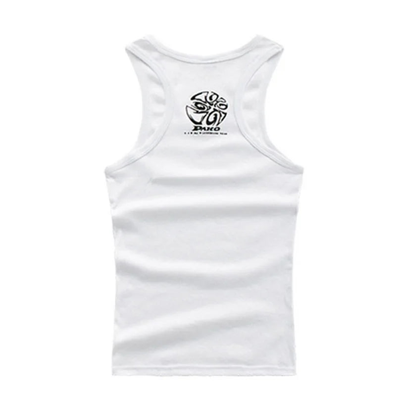 Tank Tops Men Cotton Running Vest Fitness Cool Summer Sleeveless Top Gym Sport Slim Casual Undershirt Male Vest Slim Underwear