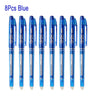 DELVTCH Erasable Gel Pen 0.7mm 0.5mm Bullet Tip Blue Black Red Color Ink Refill Rods Writing Drawing Painting Washable Handle