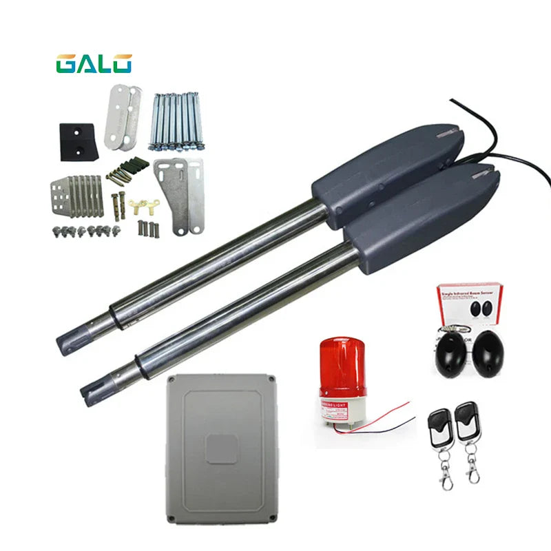 Automation Electric Swing Gate Opener, Butterfly Swing Gate Motor With Remote Control Color Kit Optional