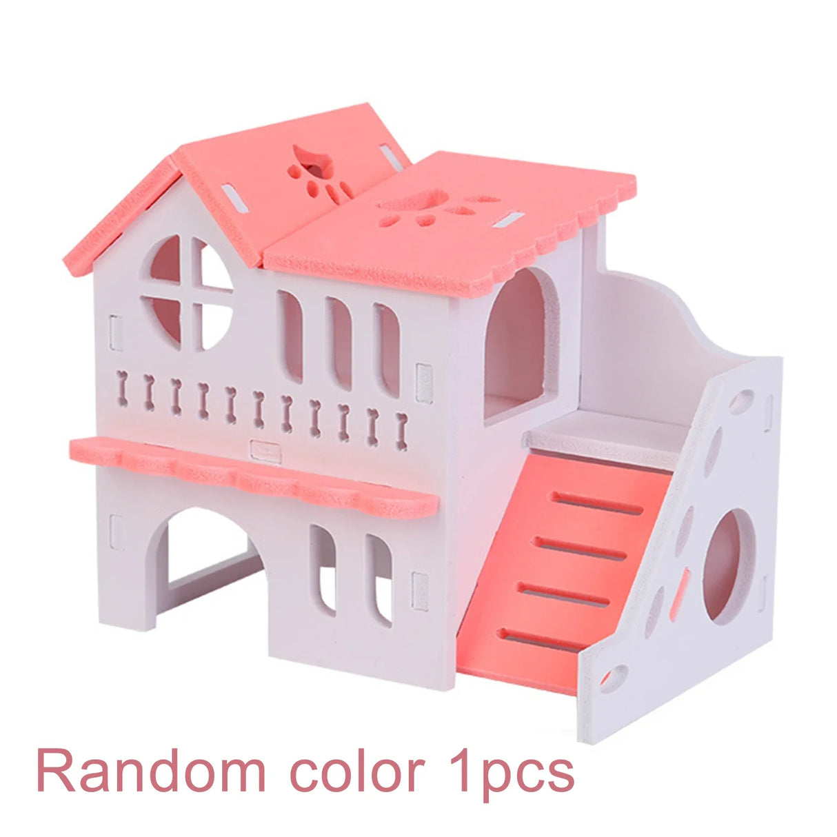 Wooden Hamster Hideout House Squirrel Hedgehog Villa Small Pet Habitat Hamster Accessories Chinchilla Guinea Pigs Pet Supplies