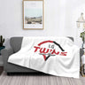 Untitled Super Warm Soft Blankets Throw On Sofa / Bed / Travel Lg Twins Seoul Hanwha Kbo Lg Twins Kia Tigers Kiwoom Heroes Lotte