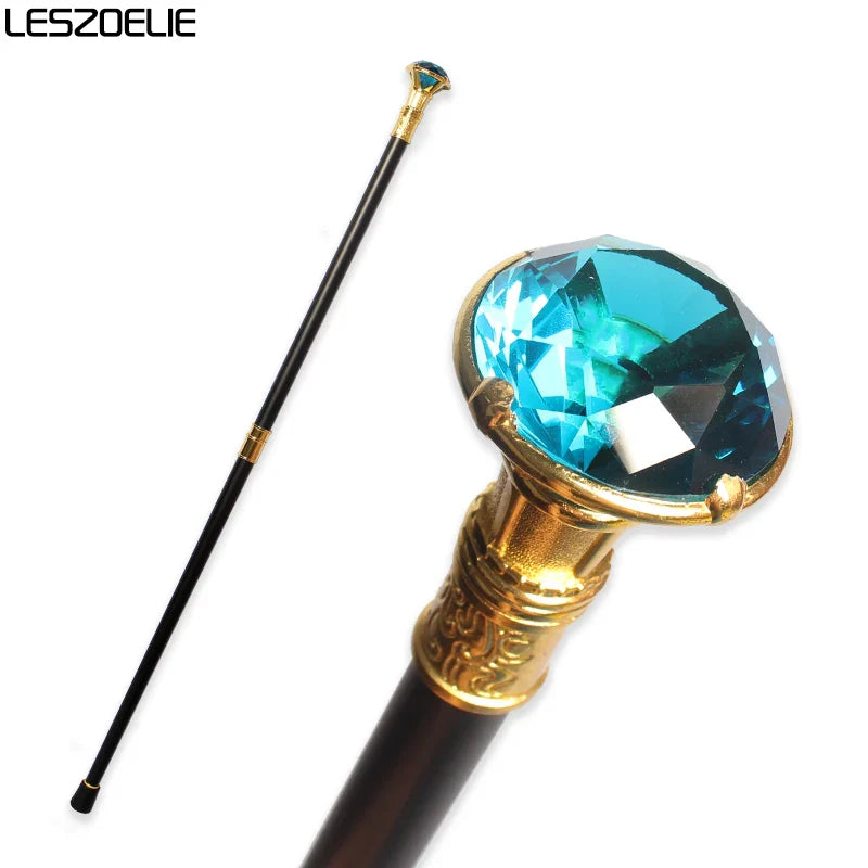 10 Colors Luxury Walking Stick Canes Men Diamond Type Handle Decorative Walking Cane Women Elegant Fashion Vintage Walking Stick