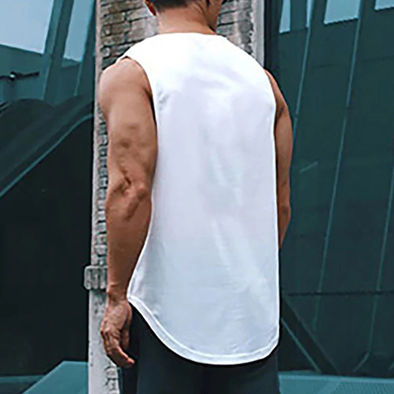 Mens Workout Bodybuilding Mesh Casual Tank Top Fitness Fashion Musculation Quick Dry Vest Clothing Sleeveless Sports Undershirt