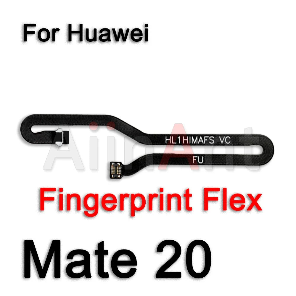 Aiinant Home Power Back Button Touch ID Finger Scanner Fingerprint Sensor Flex Cable For Huawei Mate 20 Lite Pro Spare Parts