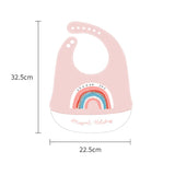 Soft Silicone Baby Bibs Boys Girls Stuff Waterproof Bib Feeding Infant Newborn Cartoon Aprons Toddlers Bibs Burp Cloths Bandana