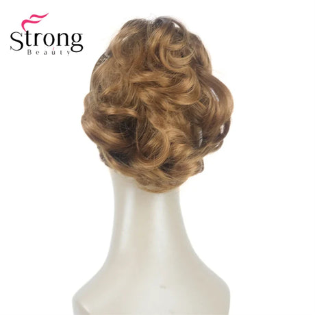 StrongBeauty Silver Short Natural Wave Ponytail Hair Extension With Claw Clip In Hairpiece COLOUR CHOICES