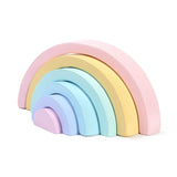 Kids Wooden Toy Montessori Rainbow Building Blocks DIY Creative Stacking Balance Game Educational Toys For Children Kids Gifts