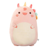 45/80CM Squishy Toy Kawaii Animal Fat Dinosaur Shiba Inu Dog Pillow Plush Toys Cute Rabbit Doll Girls Bed Sleeping Cushion