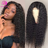 28 30Inch 13x4 Transparent Lace Frontal Wig Kinky Curly Remy Human Hair Wigs Pre Plucked 4x4 Curly Lace Front Wigs 180 Density