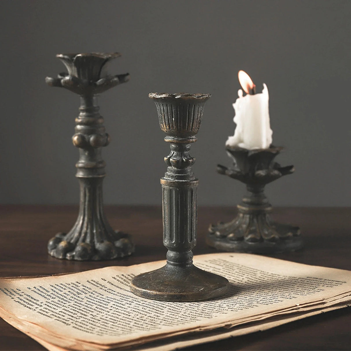 Vintage Candle Holder Classic Candelabra Candles Holders Stand Wedding Decor