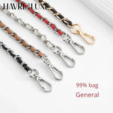 HAVREDELUXE Bag Chain Bag Strap Shoulder Strap Replacement Chain Metal Leather Chain Transformation Single Purchase Accessories