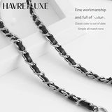 HAVREDELUXE Bag Chain Bag Strap Shoulder Strap Replacement Chain Metal Leather Chain Transformation Single Purchase Accessories