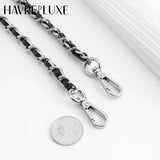 HAVREDELUXE Bag Chain Bag Strap Shoulder Strap Replacement Chain Metal Leather Chain Transformation Single Purchase Accessories