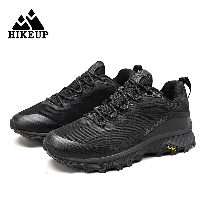 HIKEUP Outdoor Running Shoes Men Women Anti-skid Hiking Camping Sports Trail Male Safety Footwear Comfort Trekking Sneakers