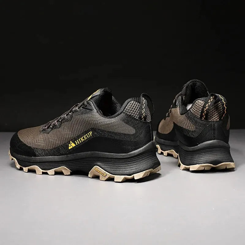 HIKEUP Outdoor Running Shoes Men Women Anti-skid Hiking Camping Sports Trail Male Safety Footwear Comfort Trekking Sneakers