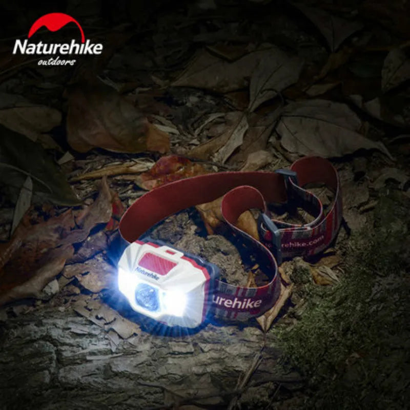 Naturehike USB Charge LED Headlamp Camping Headlight Outdoor Light Waterproof Headlights Go Fishing Head Wear Light NH00T002-D