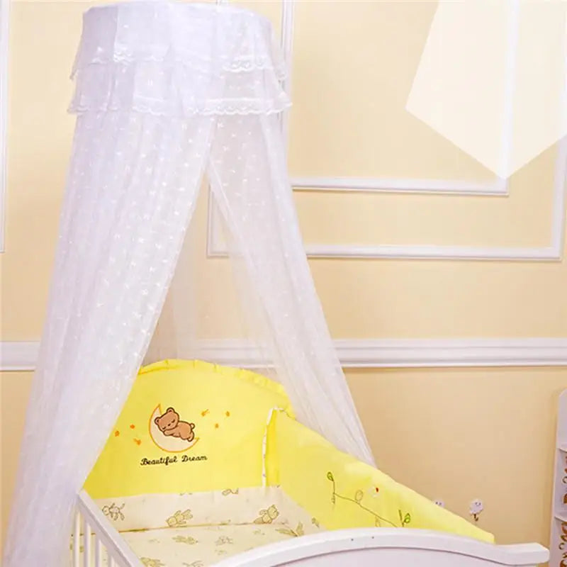 Baby Round Mosquito Net Hung Netting Bed Canopy For Kids Bedroom Mosquito Net Stand Holder Adjustable Clip-on Crib Canopy Holder