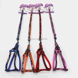 50pcs/lot Small Dog Harness and Leash Soft Nylon Pet Walking Harness Vest Dog Harness Collar