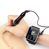 Smart Digital Wireless Permanent Makeup Watch Tattoo Machine 0.18mm Micro 1RL Needle for Eyebrow/Lip/Eyeliner/MTS Tattoo Machine