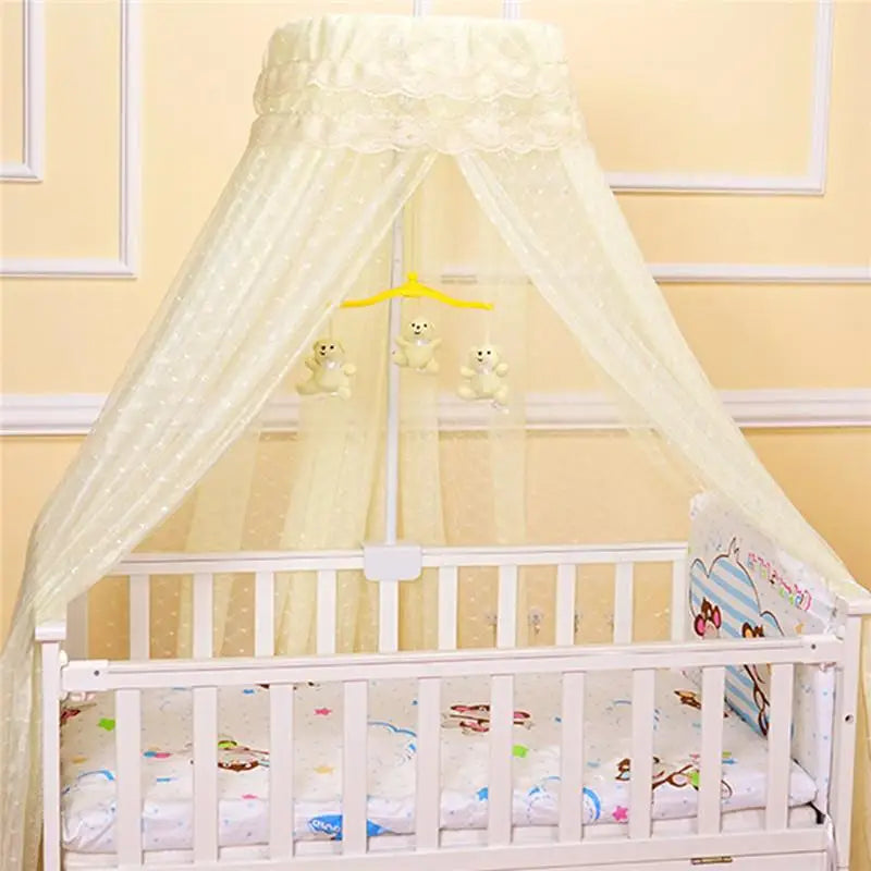 Baby Round Mosquito Net Hung Netting Bed Canopy For Kids Bedroom Mosquito Net Stand Holder Adjustable Clip-on Crib Canopy Holder