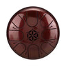 HLURU 5 Inch 8 Tone Steel Tongue Drum Glucophone Drum Percussion Ethereal Drum Hang Drum Percussion Musical Instruments