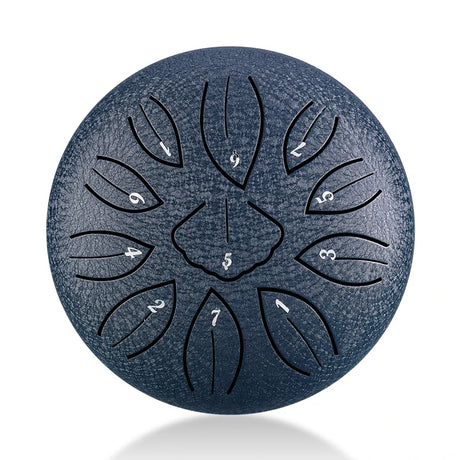 HLURU Mini Steel Tongue Drum 6 Inch 11 Notes C Key Drum Music Drum Ethereal Drum Yoga Meditation Drum Percussion instruments