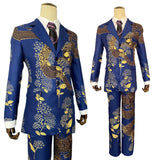 HOLOUN Tokyo Anime Cosplay Costume Exhibition Suit Ken Ryuguji Draken Uniform Blue Dragon 5Pcs Set Coat Halloween Gift