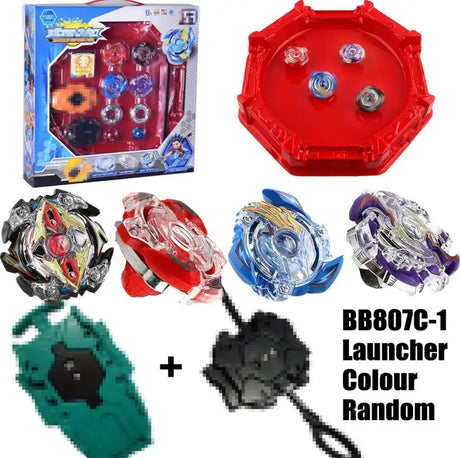 B-X TOUPIE BURST BEYBLADE 4pcs/Set Spinning Top 4D Set Arena Metal Fight Battle Fusion Classic Toys With For Kid