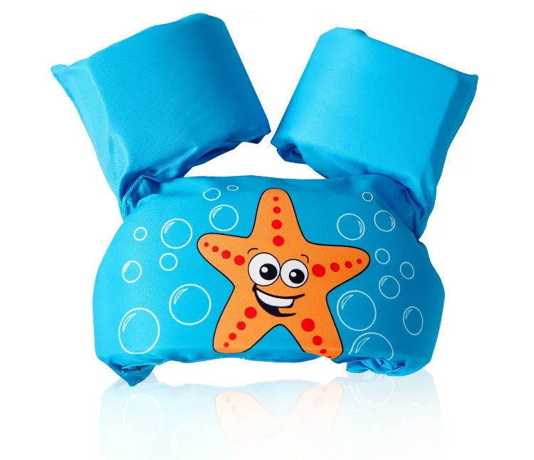 Outdoor Fun Kids Float Life Jacket Beach Toys Floating Vest Arm Sleeve Baby Floats Learning Swim Ring Swimming Pool Party